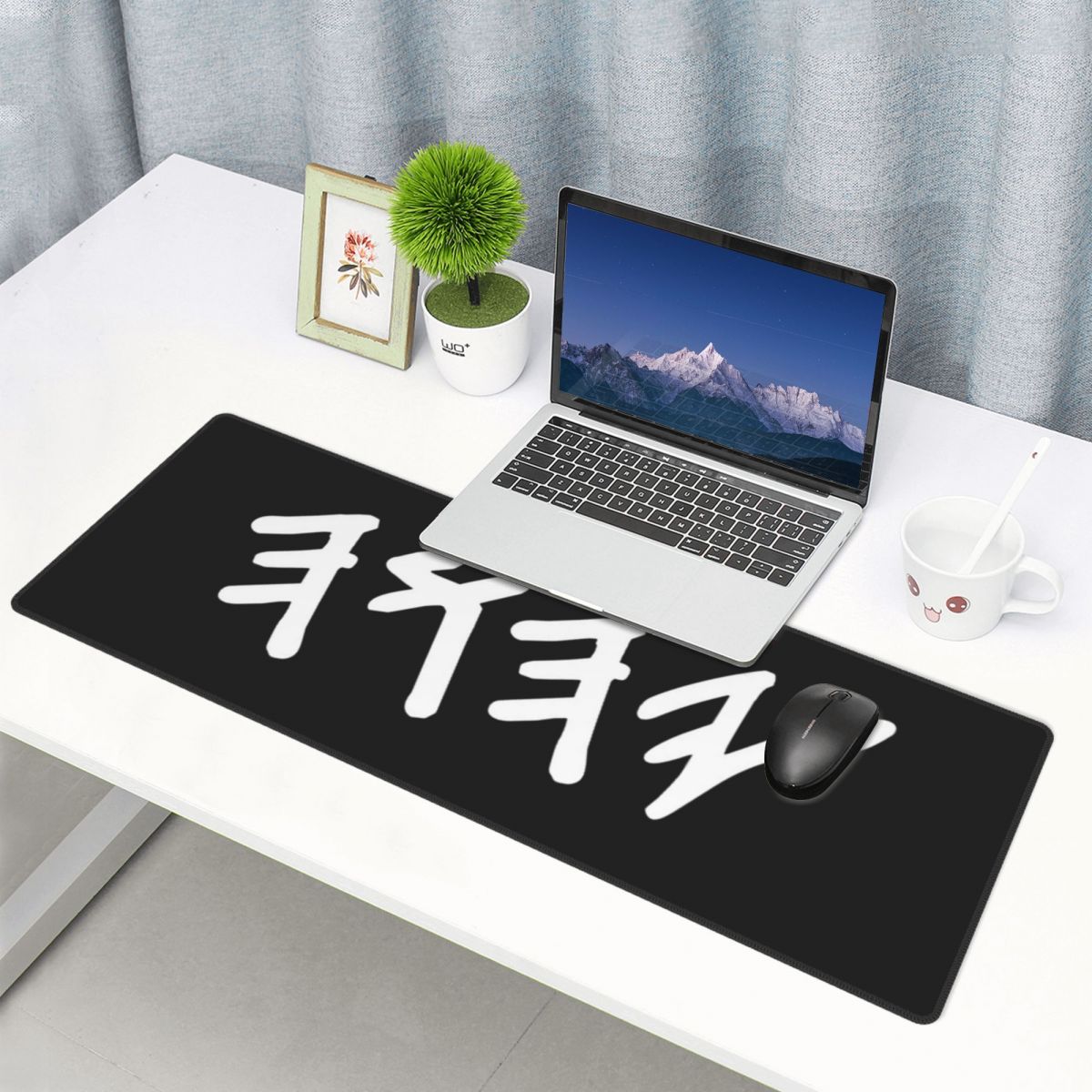 Laptop Accessories Name - แผ่นรองเมาส์ขนาดใหญ่ ลายชื่อพระเจ้าในภาษาฮีบรูโบราณ ยาฮูอาห์ สำหรับเกมเมอร์ คอมพิวเตอร์พีซี แล็ปท็อป