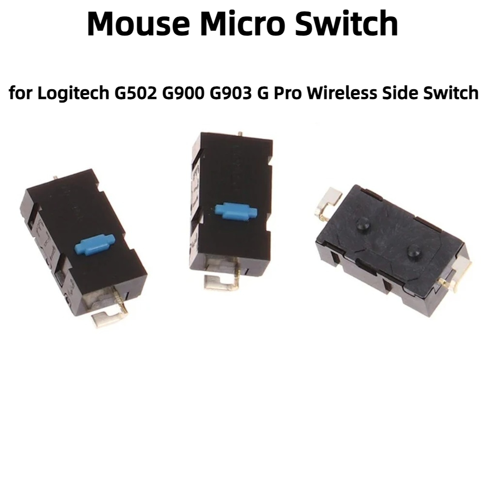 Logitech Mouse G502 - 2 ชิ้นแผ่น Microswitch ปุ่ม SMD จุดสีฟ้า