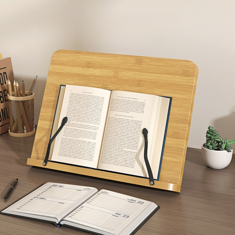 Laptop Related Accessories - ขาตั้งหนังสือไม้, ที่วางแล็ปท็อปอเนกประสงค์, ขาตั้งปรับระดับได้ 8 ระดับ