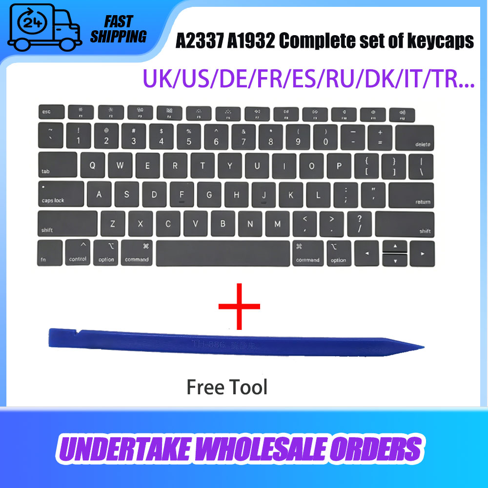 Laptop Repair Accessories - A1932 A2337 คีย์แคปใหม่ ปุ่มกดคีย์แคป US UK