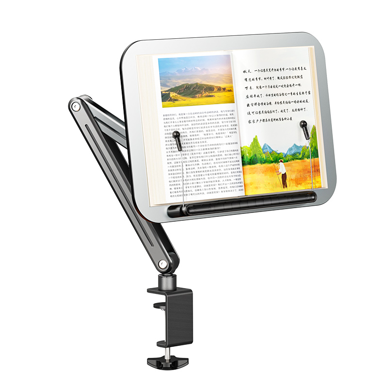 Laptop Related Accessories - ขาตั้งหนังสือสําหรับอ่านหนังสือ, ที่วางแบบปรับได้พร้อมแผ่นรอง/หนังสือ, ตัวยกเดสก์ท็อปแบบพับได้สําหรับตําราอาหาร, แผ่นเพลง, ที่วางหนังสือแล็ปท็อป