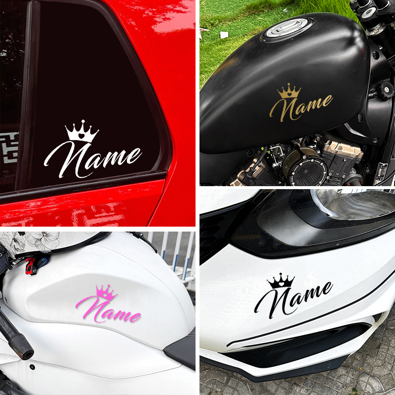Laptop Accessories Name - สติกเกอร์ชื่อแบบกำหนดเอง สติกเกอร์ไวนิลกันน้ำสำหรับตกแต่งรถยนต์ รถจักรยานยนต์ แก้วน้ำ แล็ปท็อป และอุปกรณ์ตกแต่งอื่นๆ