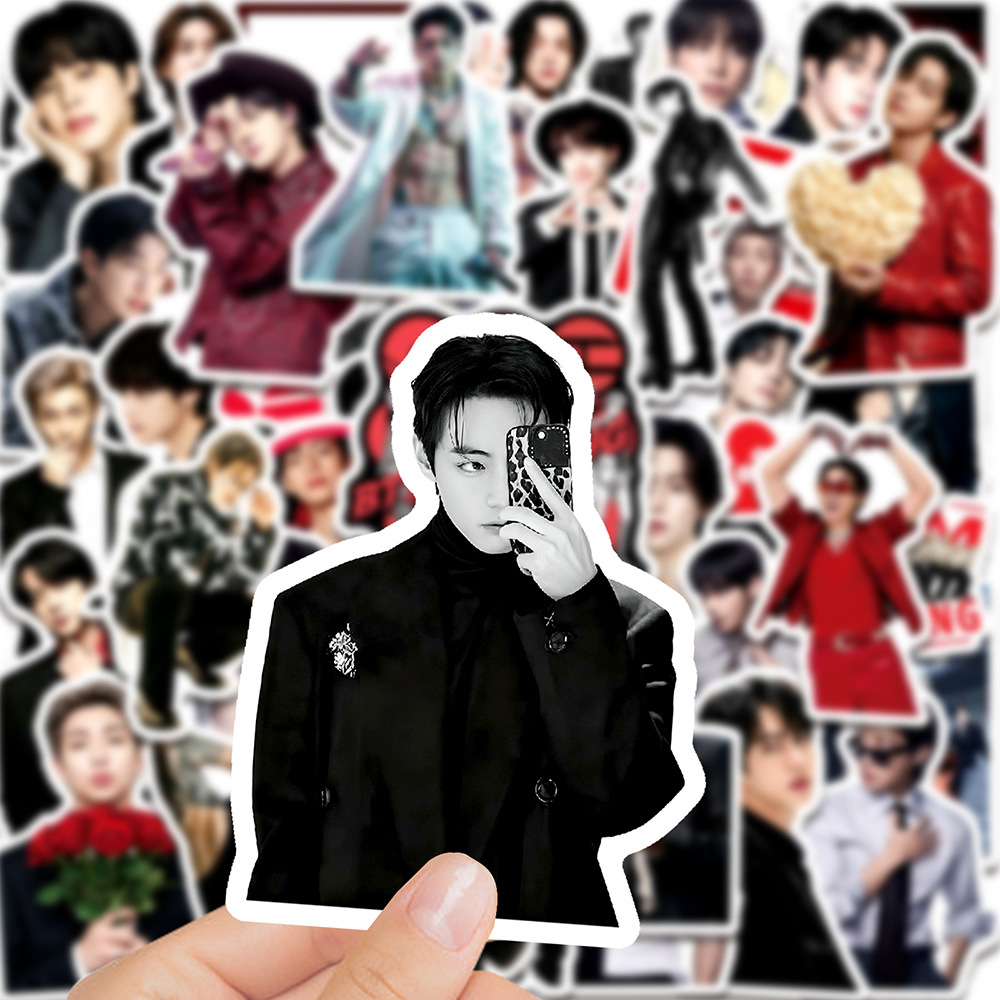 Laptop Related Accessories - สติกเกอร์วงบอยแบนด์ BTS K-pop 50 ชิ้น กันน้ำ