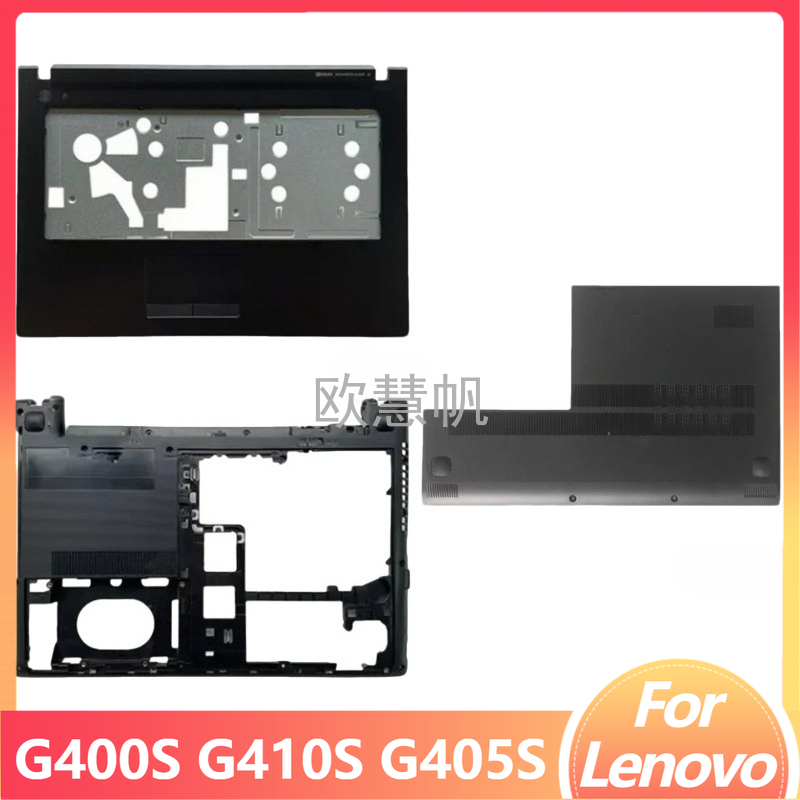 Laptop Repair Accessories - M ใหม่ซ่อมอุปกรณ์เสริมสำหรับเลอโนโว G400S G410S G405S แล็ปท็อปที่วางฝ่ามือฝาครอบด้านบน/เคสด้านล่าง