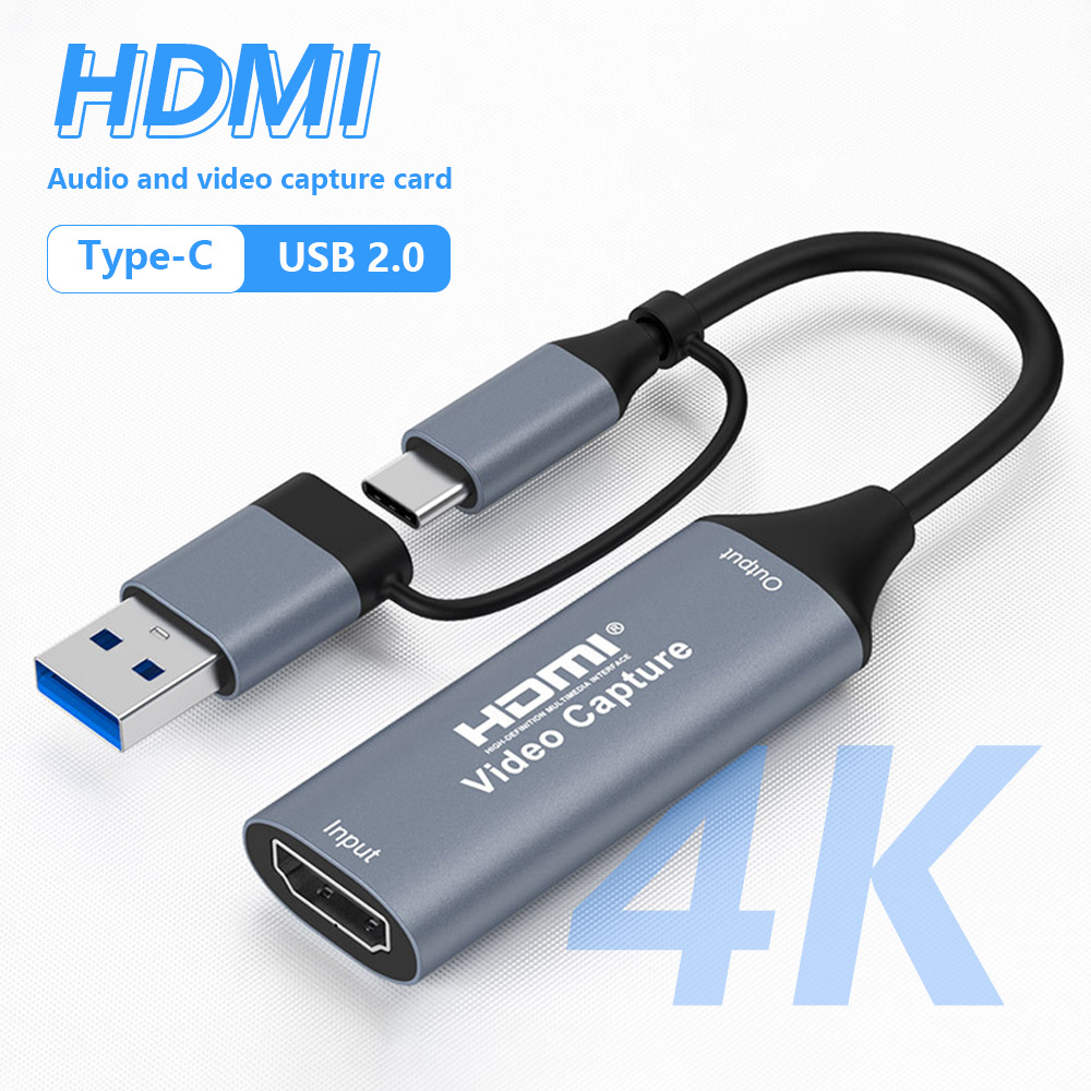 การ์ดบันทึกวิดีโอ 4K 2 in 1 US - Monitor Portable Usb บทวิจารณ์และราคา