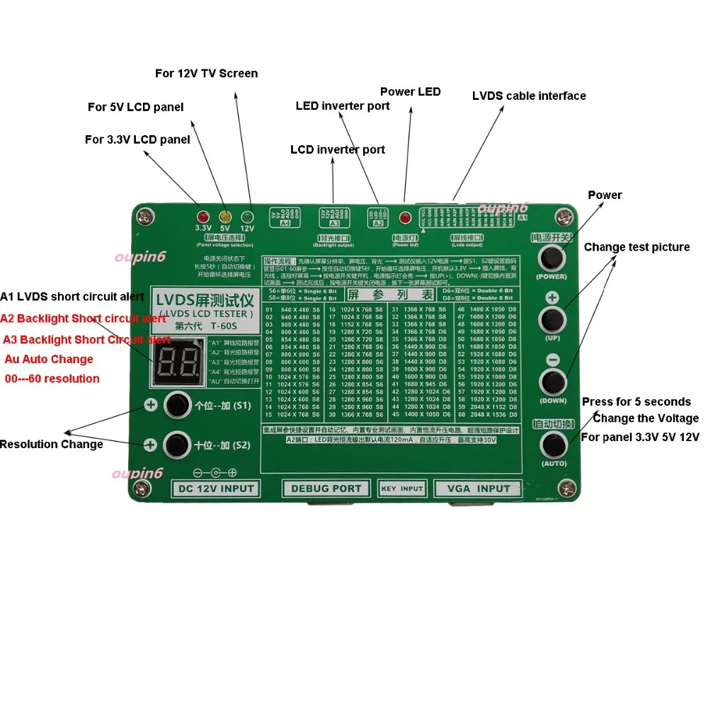 ชุดเครื่องมือทดสอบจอ LCD LED ส - Laptop Repair Accessories บทวิจารณ์และราคา