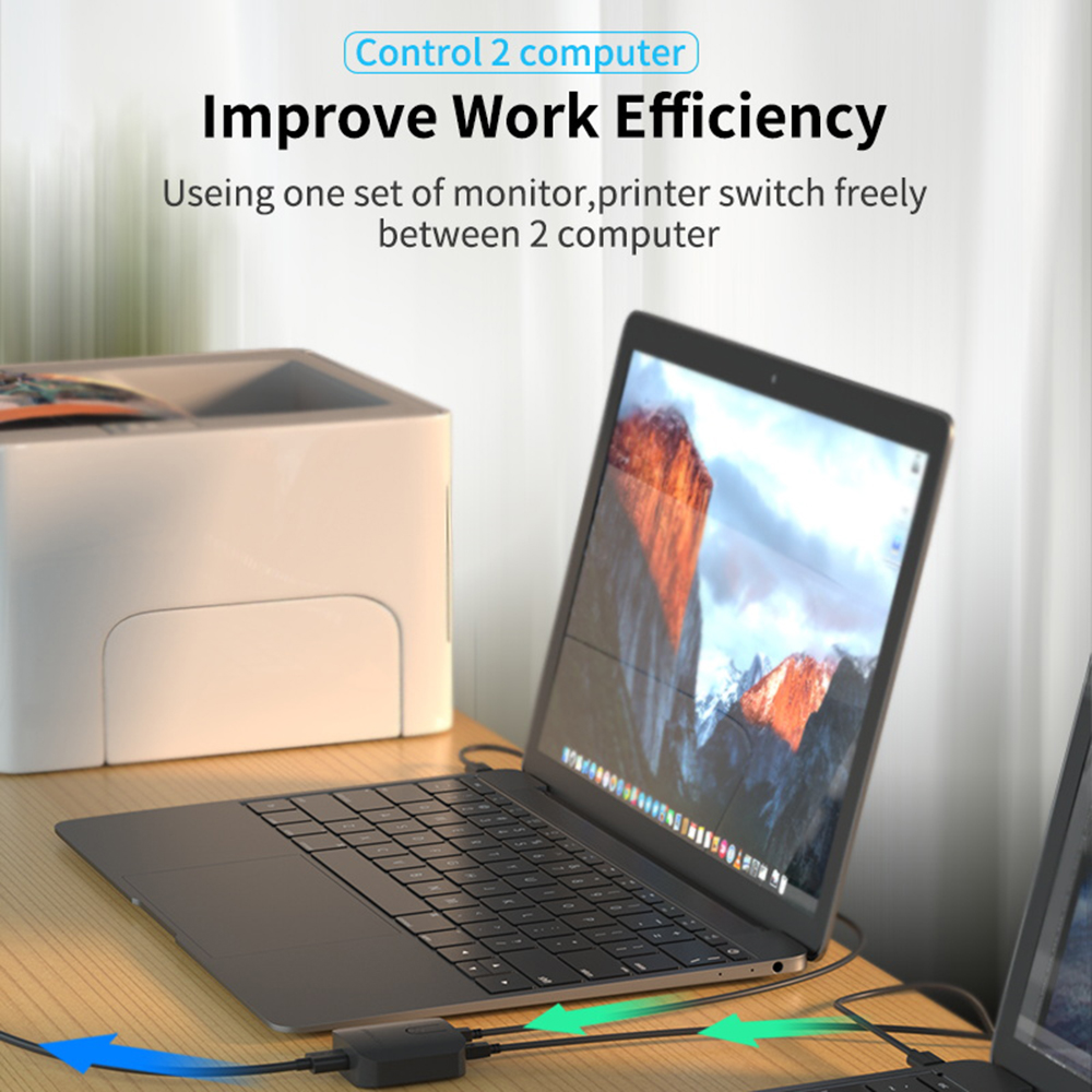 2X1กล่องสวิตช์ KVM ตัวเลือกสวิ - Monitor Portable Usb บทวิจารณ์และราคา