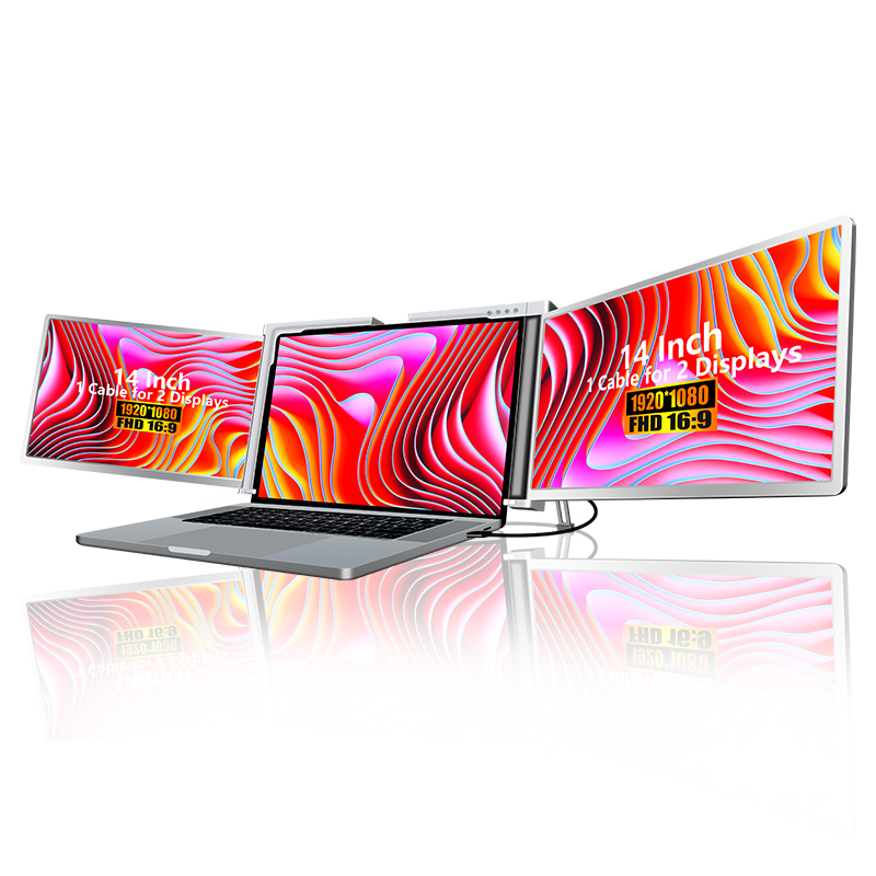 แล็ปท็อปเกมมิ่งพกพาจอคู่ขนาด 1 - Monitor Portable Usb บทวิจารณ์และราคา