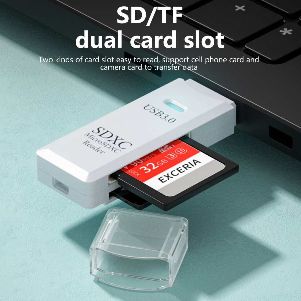 NNBILI 2 IN1Card Reader USB3.0 - Laptop Accessories For Programmers บทวิจารณ์และราคา