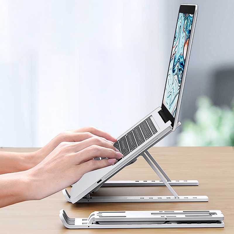ขาตั้งแล็ปท็อปพลาสติกแบบปรับได - Laptop Accessories Organizer บทวิจารณ์และราคา