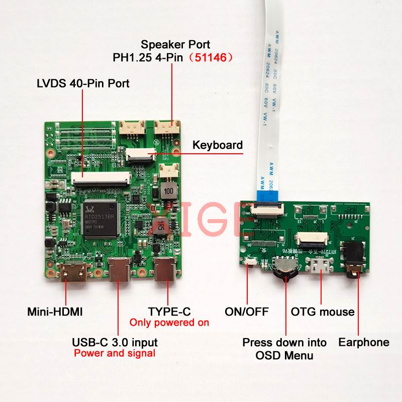 Fit N173HGE-L11/L21 USB Micro  - Monitor Portable Usb บทวิจารณ์และราคา