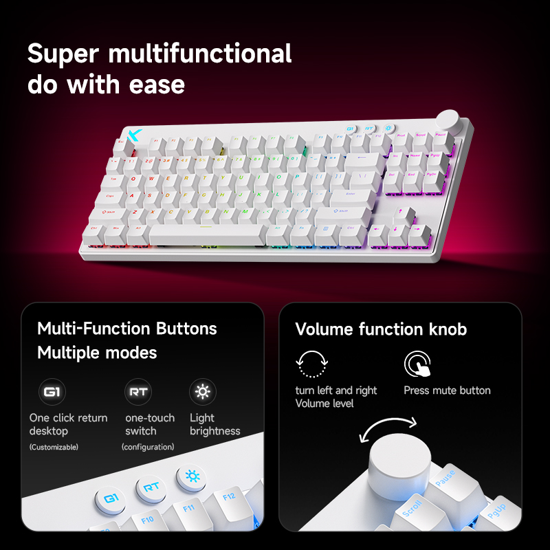 Mchose Mix87 สวิทช์แม่เหล็กคีย - Laptop Accessories Productivity บทวิจารณ์และราคา