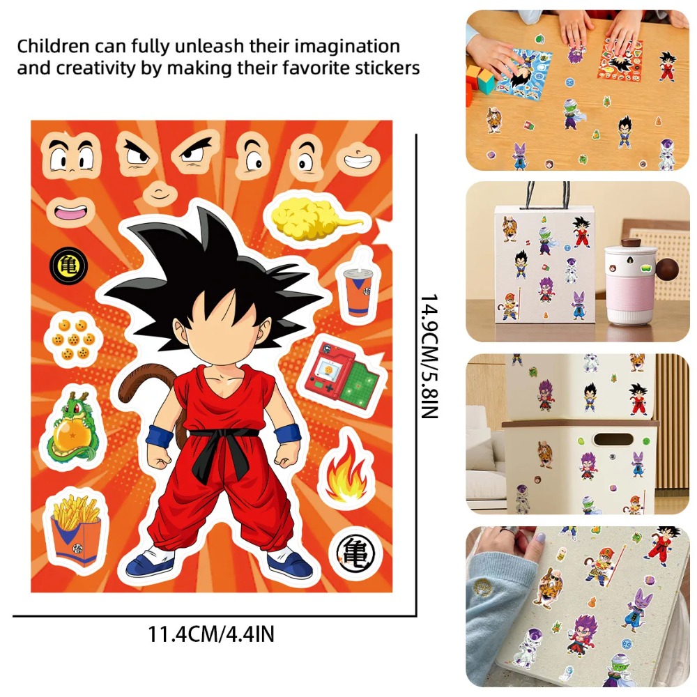 8/32 แผ่น สติกเกอร์อนิเมะดราก้ - Laptop Accessories Toys บทวิจารณ์และราคา