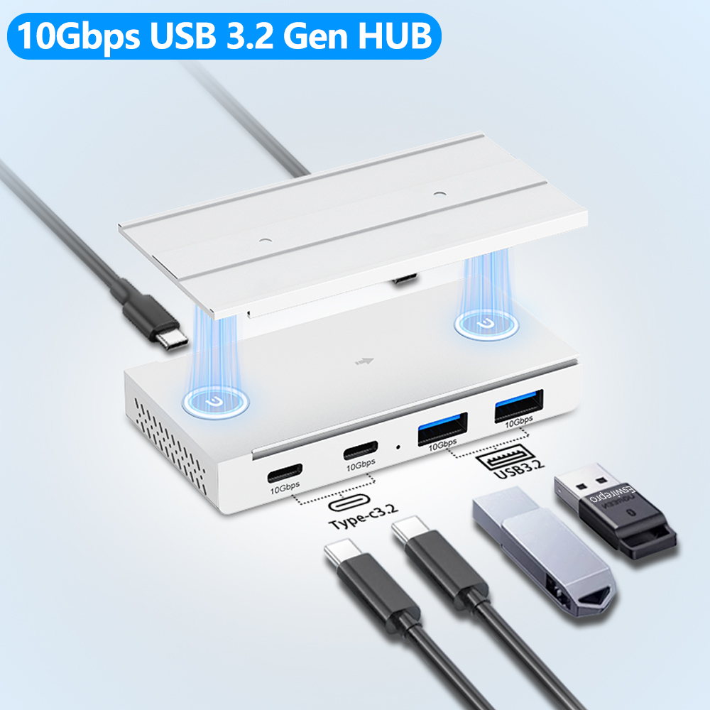 10Gbps USB3.2 Gen2 HUB โต๊ะ US - Laptop Accessories For Programmers บทวิจารณ์และราคา