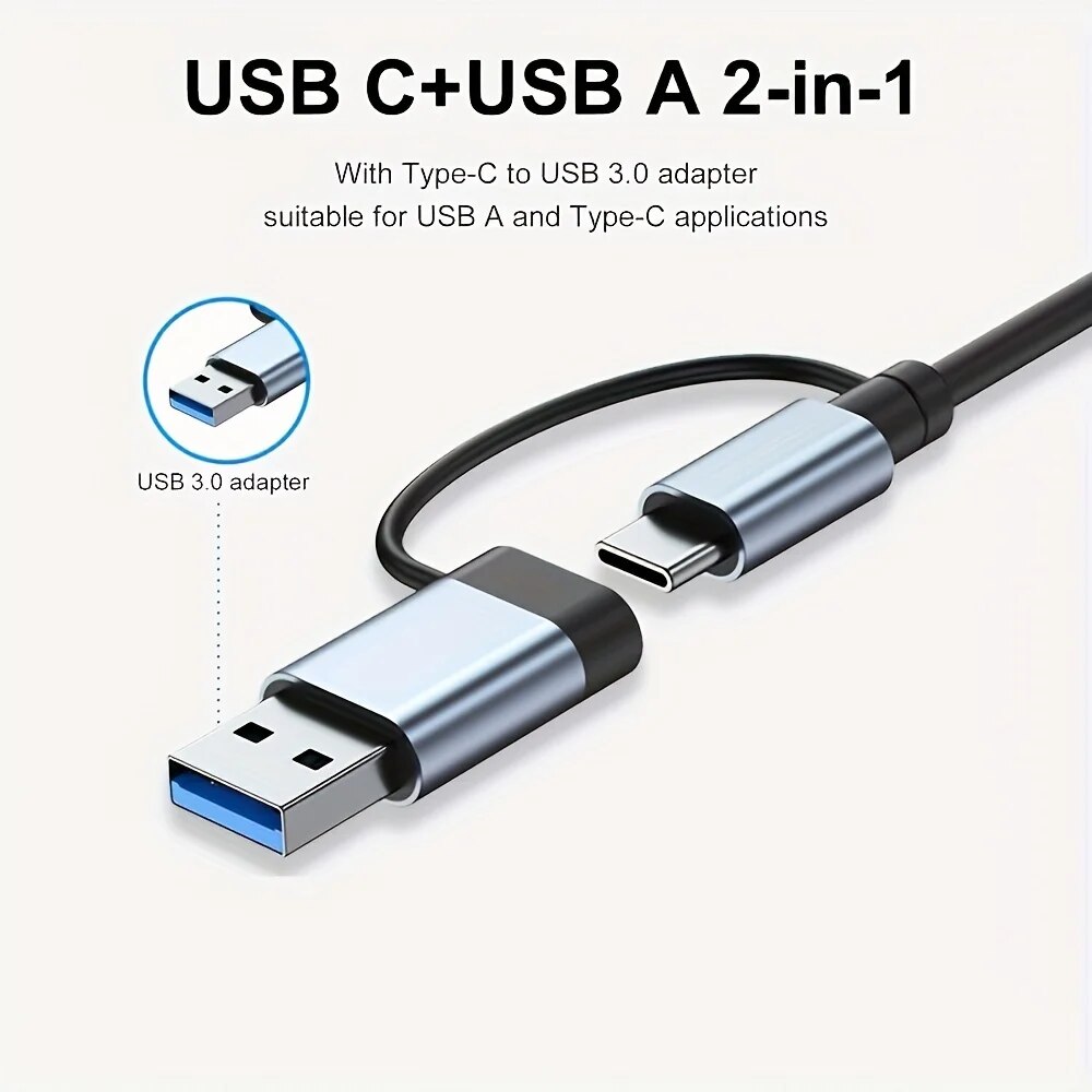 ฮับ USB3.0 2 in 1 7 พอร์ต ชนิด - Laptop Accessories For Programmers บทวิจารณ์และราคา
