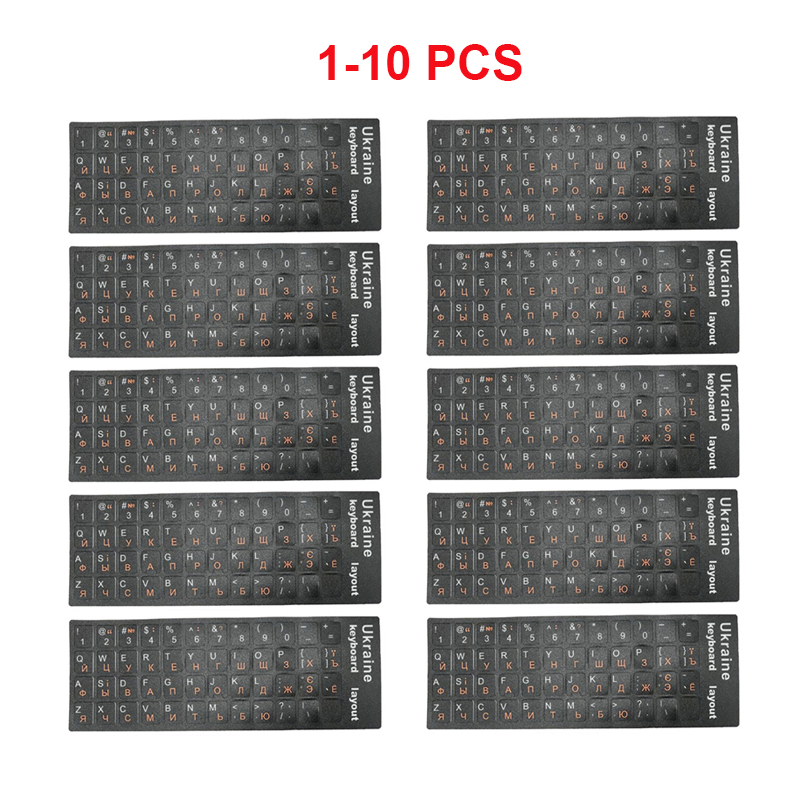 1/2/10 ชิ้น สติ๊กเกอร์แป้นพิมพ - Laptop Accessories For Programmers บทวิจารณ์และราคา