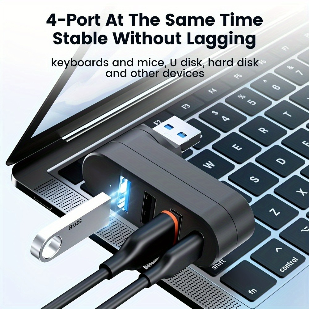 มินิสปลิตเตอร์ 4 พอร์ตยูเอสบีฮ - Laptop Accessories For Programmers บทวิจารณ์และราคา