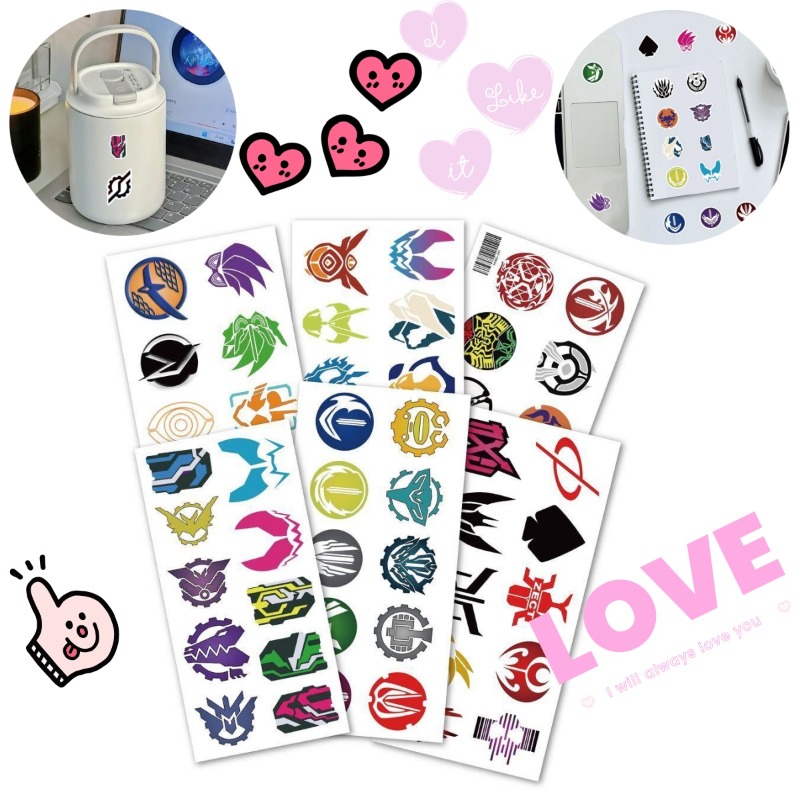 60 แผ่นสติกเกอร์โลโก้คาเมนไรเด - Laptop Related Accessories บทวิจารณ์และราคา